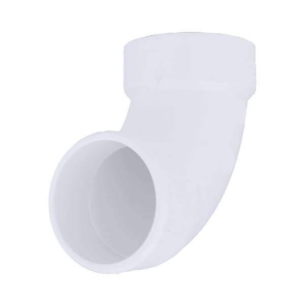 2" PVC DWV 90° Street Elbow - H x Spigot
