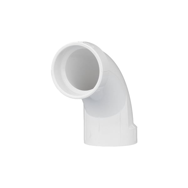 2" PVC DWV 90° Long Turn Elbow - H x H
