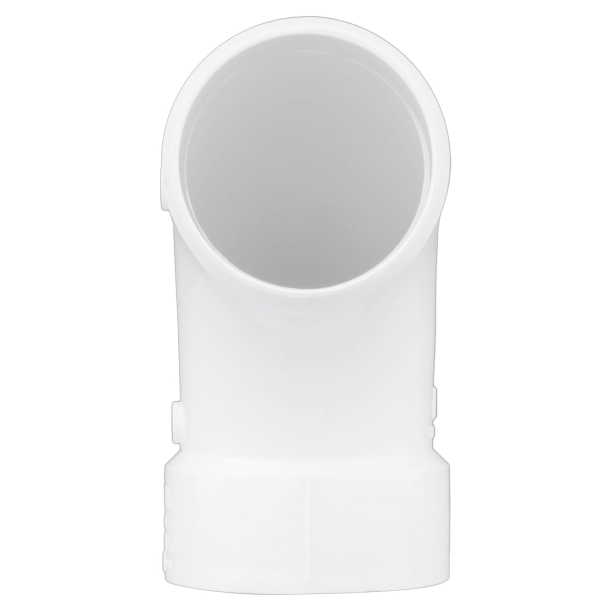 Charlotte Pipe 3" PVC DWV 90° Long Turn Street Elbow - H x Spigot