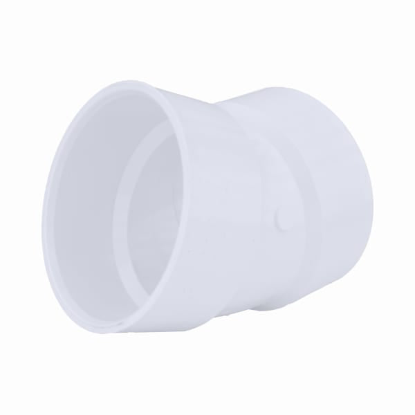 4" PVC DWV 22-1/2° Elbow - H x H