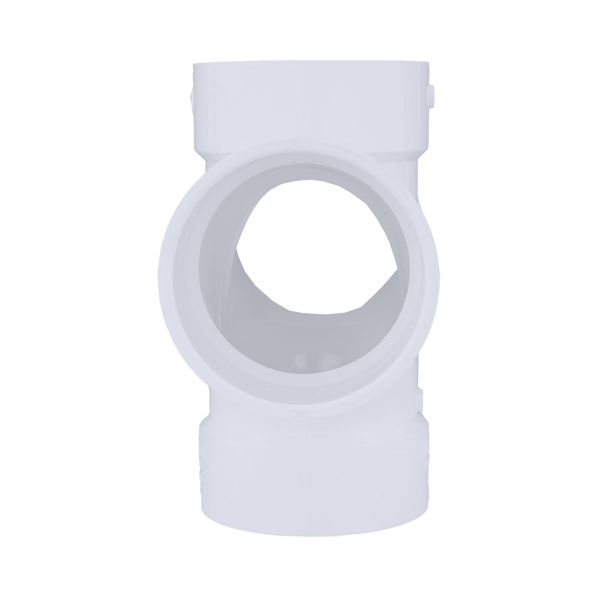 Charlotte Pipe 4" PVC DWV Double Sanitary Tee - All H