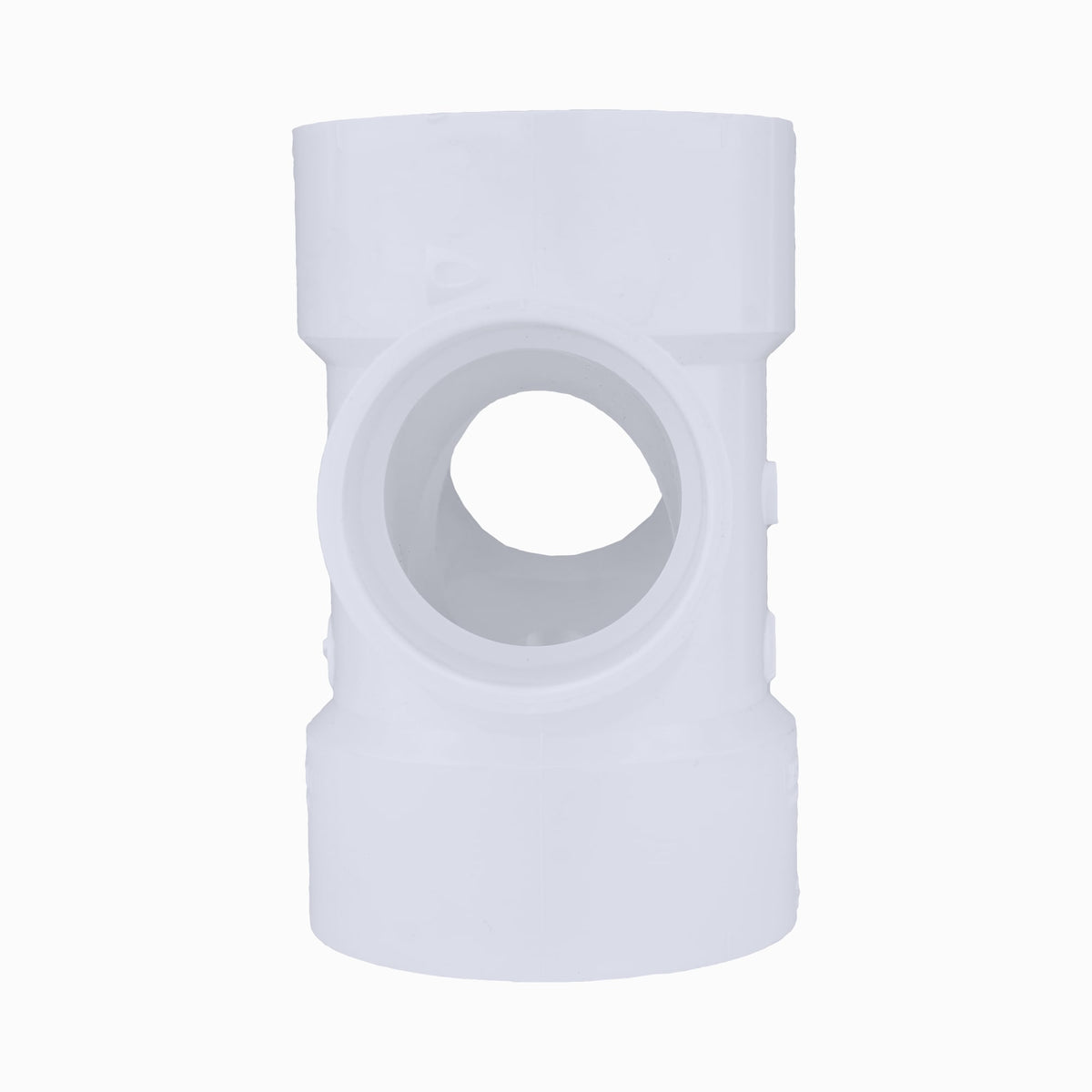 Charlotte Pipe 3" x 3" x 2" x 2" PVC DWV Double Sanitary Tee - All H