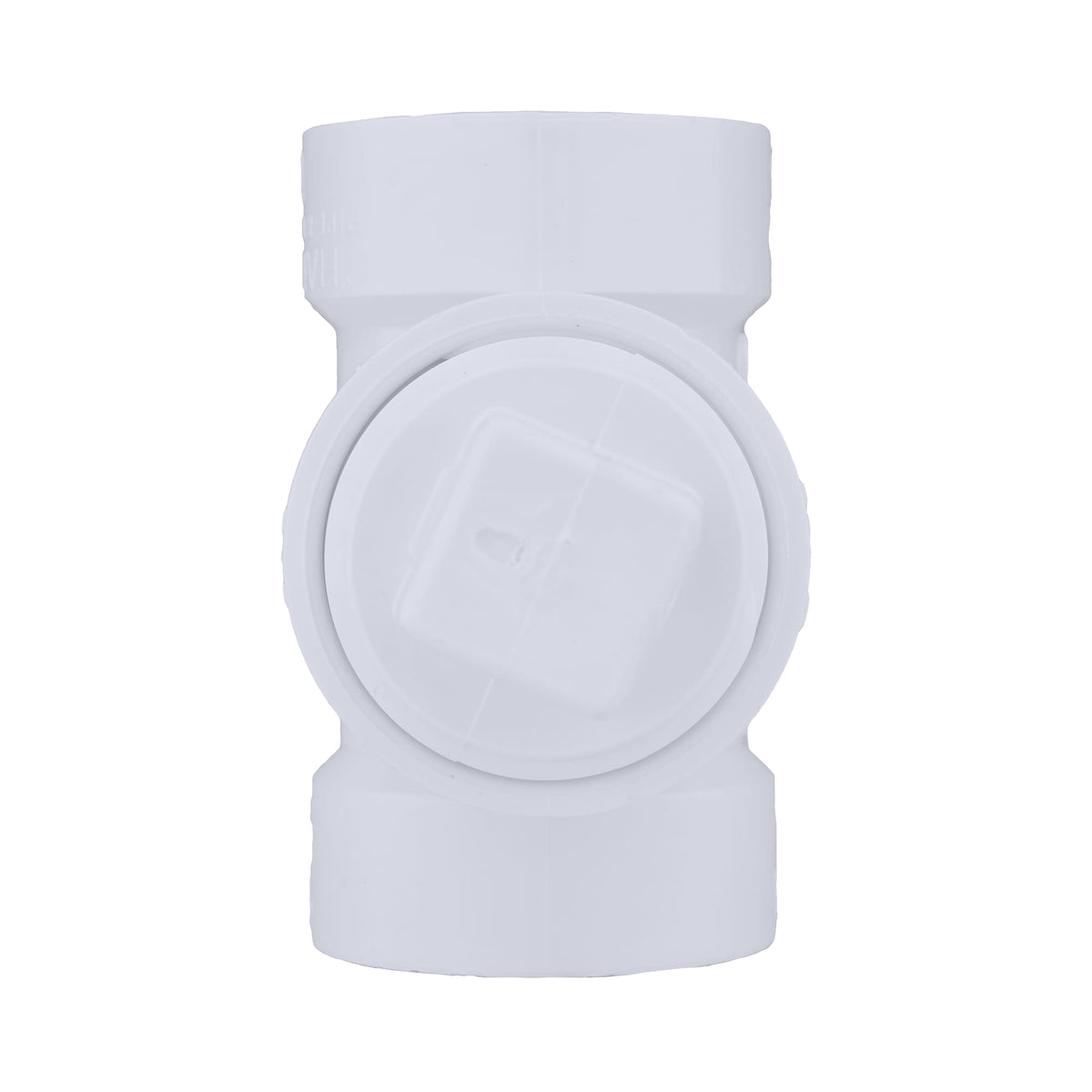 Charlotte Pipe 1-1/2" PVC DWV Test or Cleanout Tee with Plug - H x H x FPT