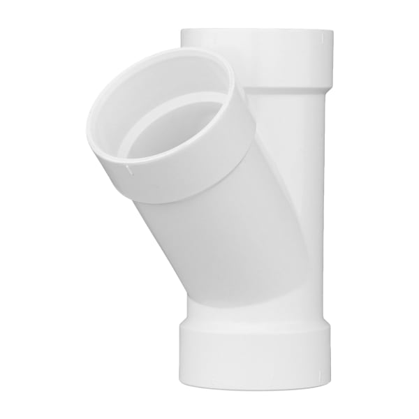 4" PVC DWV Wye - All H