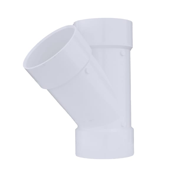 6" PVC DWV Wye - All H