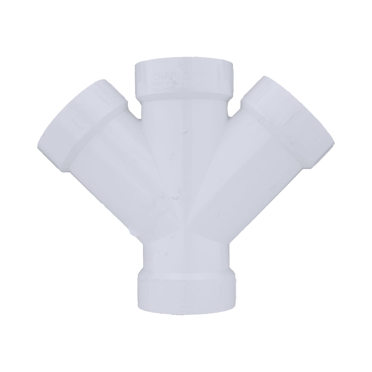 Charlotte Pipe 2" PVC DWV Double Wye - All H