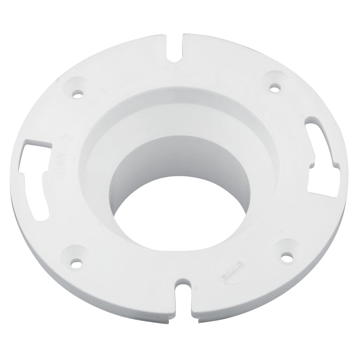 Charlotte Pipe 4" x 3" PVC DWV Spigot Closet Flange - Closet x Spigot