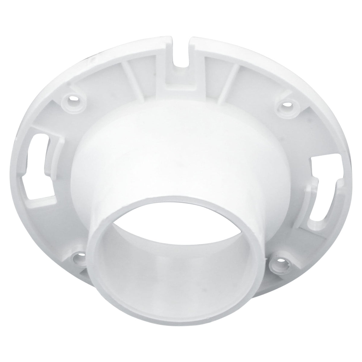 Charlotte Pipe 4" x 3" PVC DWV Spigot Closet Flange - Closet x Spigot