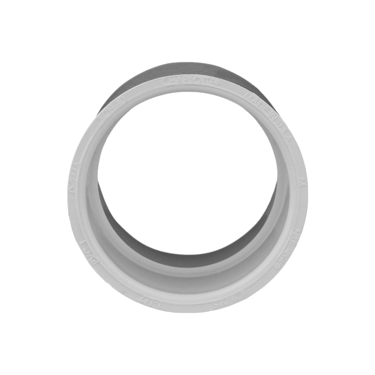 Charlotte Pipe 1-1/2" PVC SCH40 Coupling - Socket x Socket