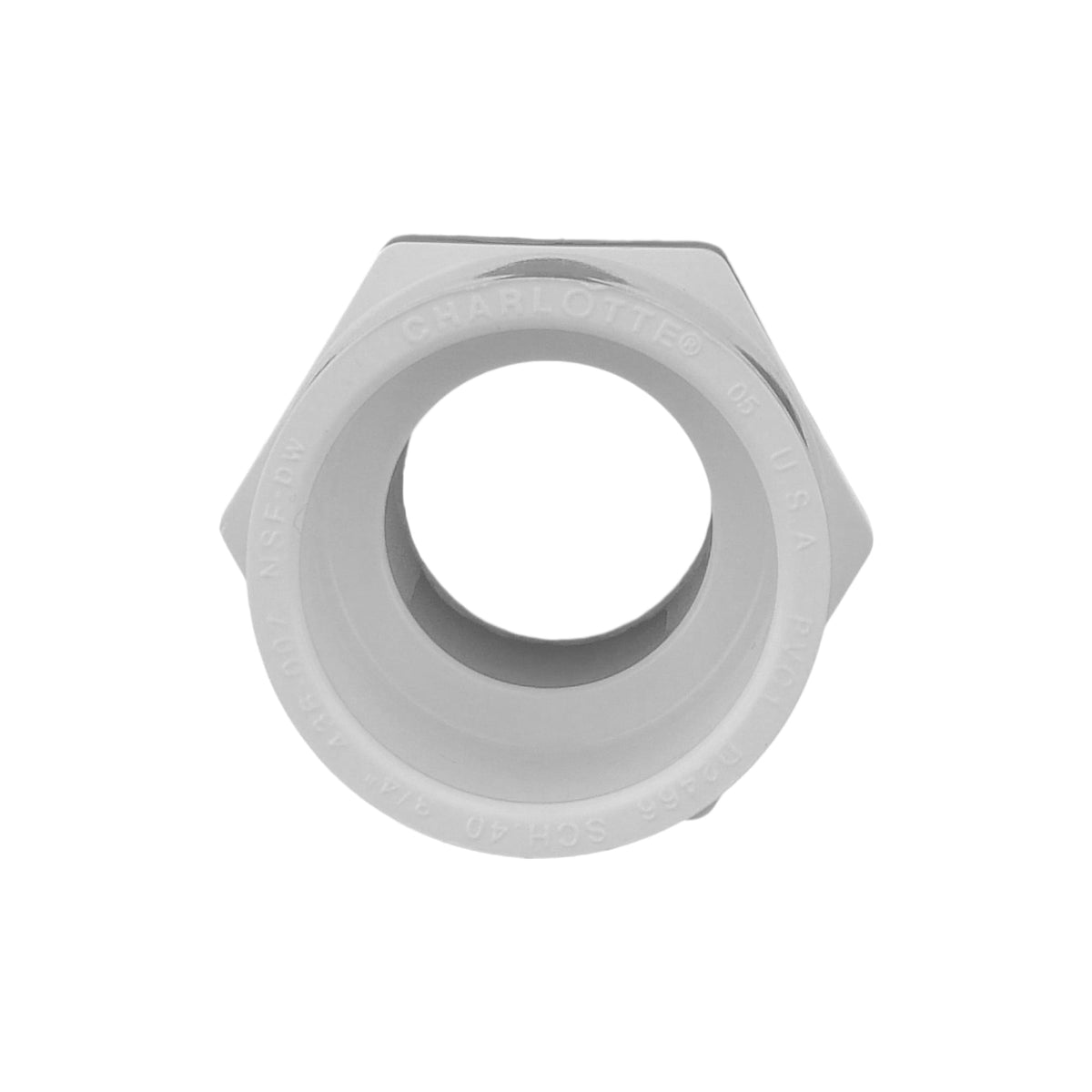 Charlotte Pipe 3/4" PVC SCH40 Male Adapter - Socket x MPT