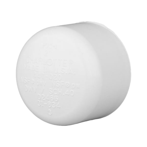 2" PVC SCH40 Cap - Socket