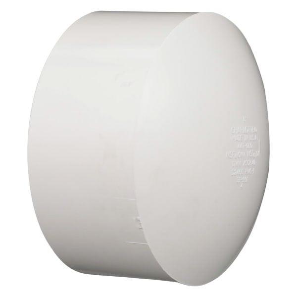 6" PVC SCH40 Cap - Socket