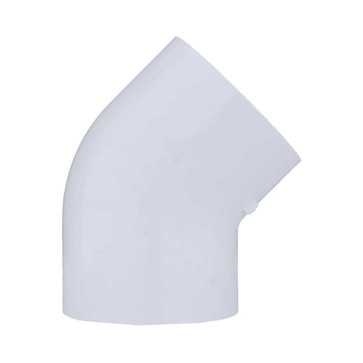 Charlotte Pipe 3" PVC SCH40 45° Elbow - Socket x Socket