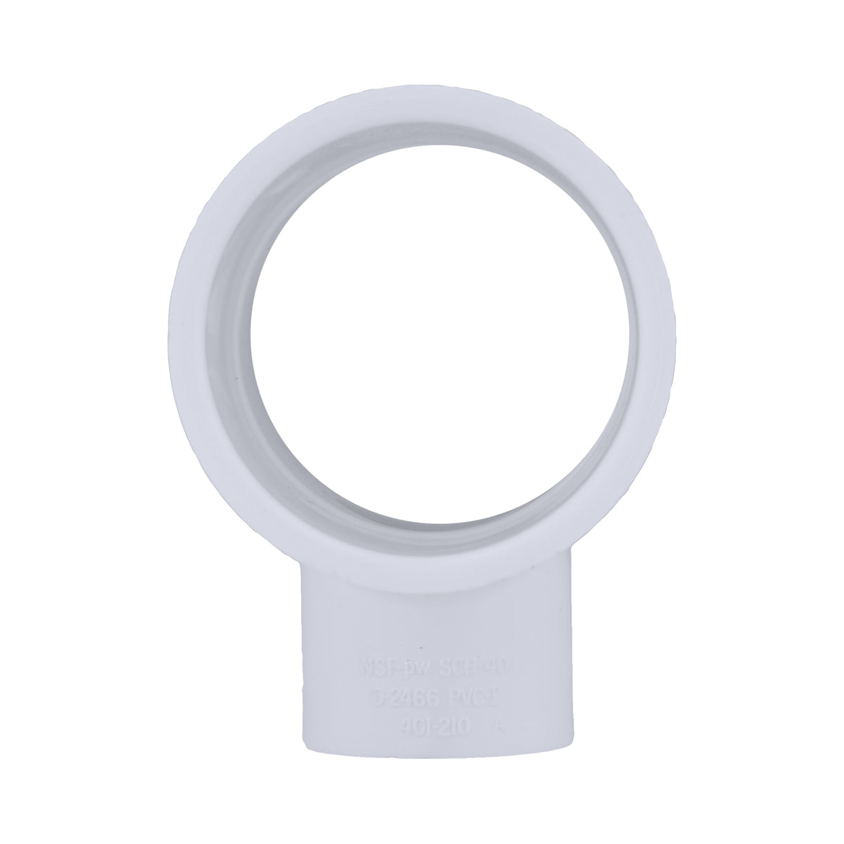 Charlotte Pipe 1-1/2" x 1-1/2" x 3/4" PVC SCH40 Tee - All Socket