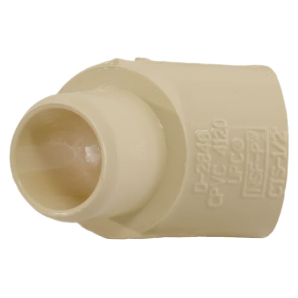 1/2" - CPVC Elbow - 45° (Street) - Slip x FTG