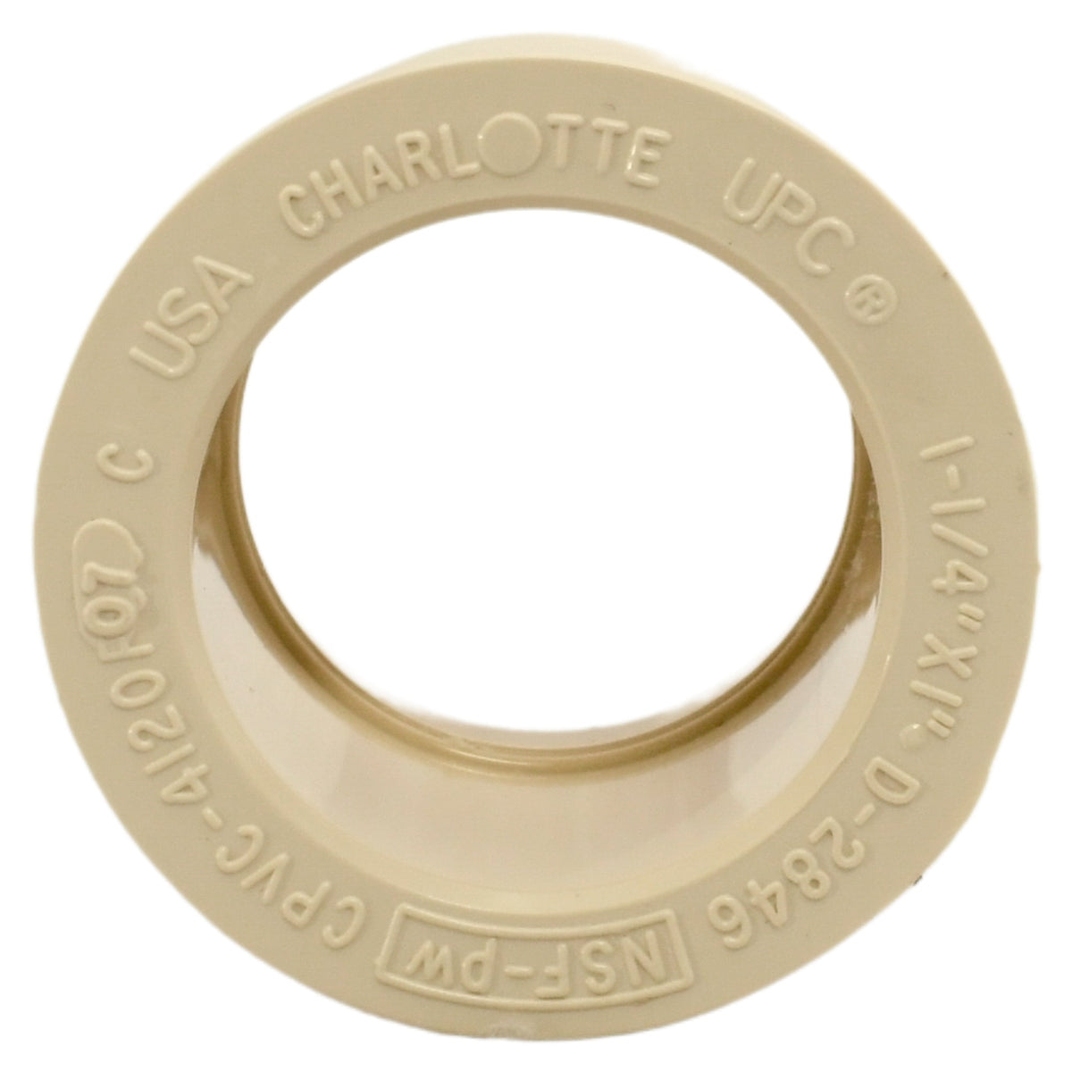 Charlotte Pipe 1-1/4" x 1" - CPVC Bushing - Slip x Slip