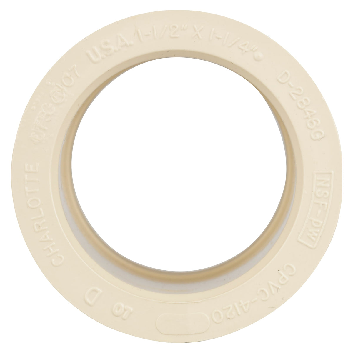 Charlotte Pipe 1-1/2" x 1-1/4" - CPVC Bushing - Slip x Slip