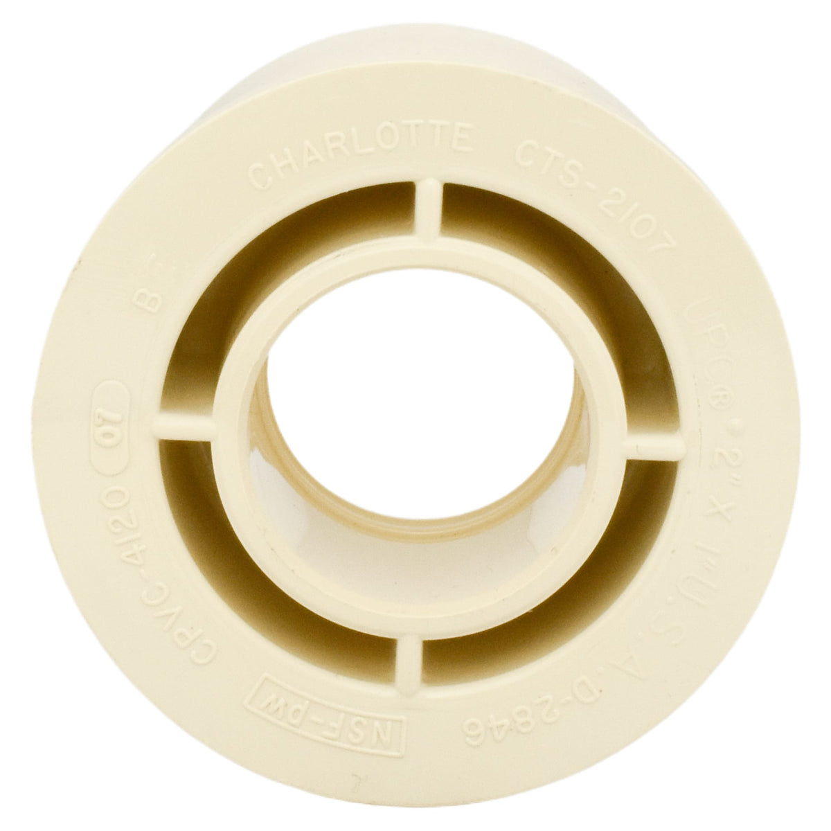 Charlotte Pipe 2" x 1" - CPVC Bushing - Slip x Slip