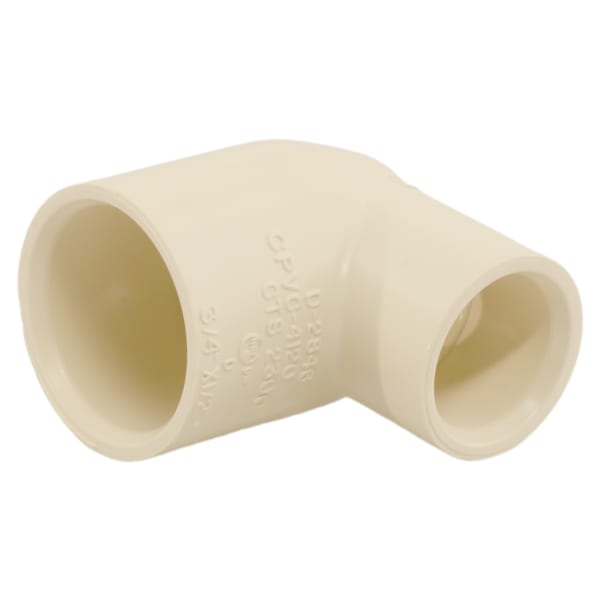 3/4" x 1/2" - CPVC Elbow - 90° - Slip x Slip