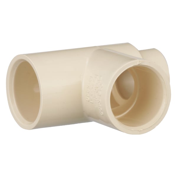 3/4" x 1/2" x 3/4" - CPVC Tee - Slip x Slip x Slip