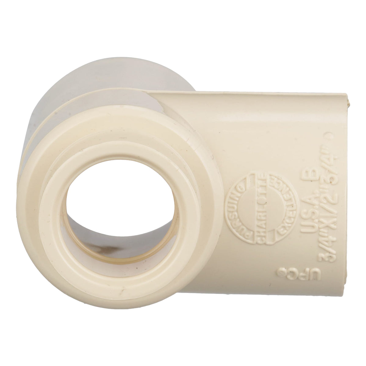 Charlotte Pipe 3/4" x 1/2" x 3/4" - CPVC Tee - Slip x Slip x Slip