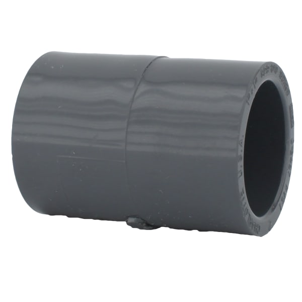 1" PVC SCH80 Coupling - Socket x Socket