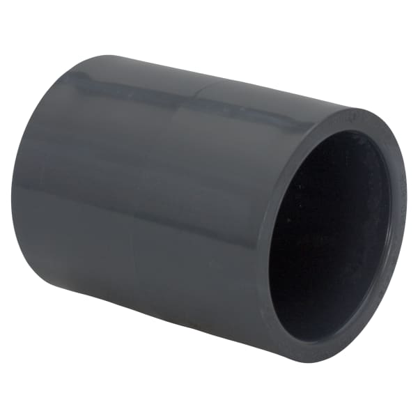 1-1/2" PVC SCH80 Coupling - Socket x Socket