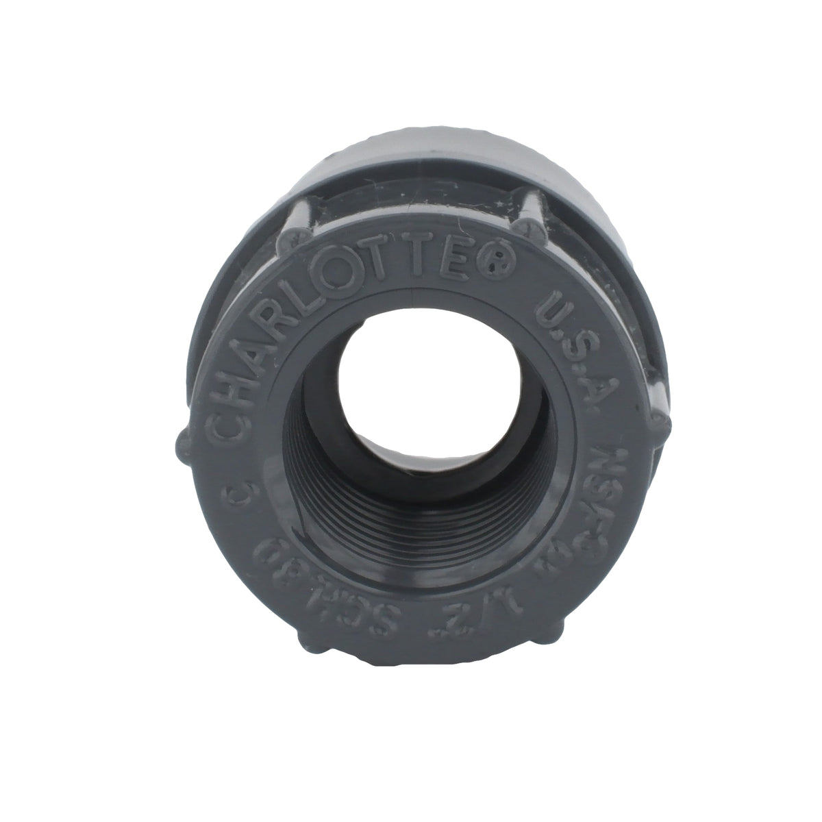 Charlotte Pipe 1/2" PVC SCH80 Female Adapter - Socket x FPT