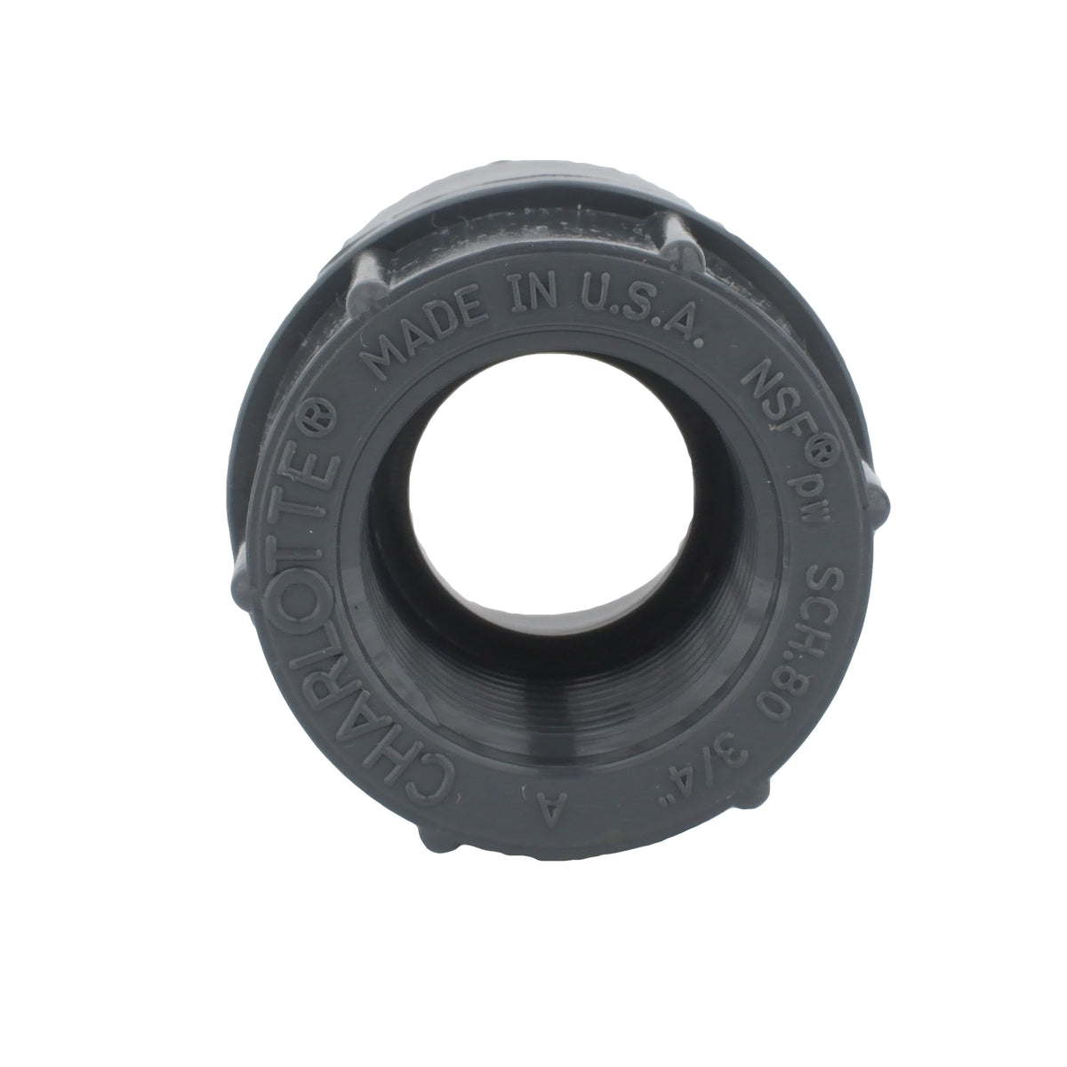 Charlotte Pipe 3/4" PVC SCH80 Female Adapter - Socket x FPT