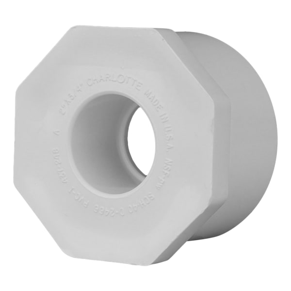 2" x 3/4" PVC SCH40 Bushing - Spigot x Socket