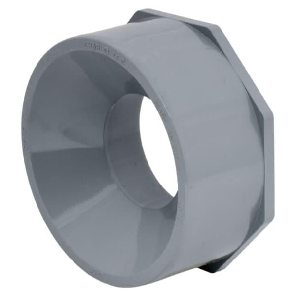 4" x 2" Bushing Spigot x Hub CPVC Chemical Drainage Fitting