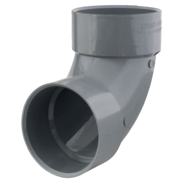 6" 90 Deg Elbow Hub x Hub CPVC Chemical Drainage Fitting