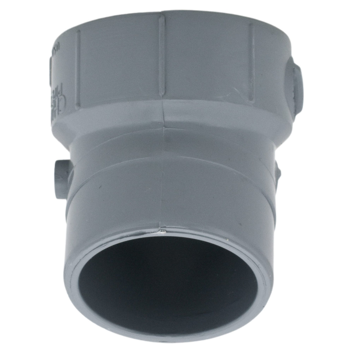 Charlotte Pipe 1-1/2" 22-1/2 Deg Street Elbow Spigot x Hub CPVC Chemical Drainage Fitting