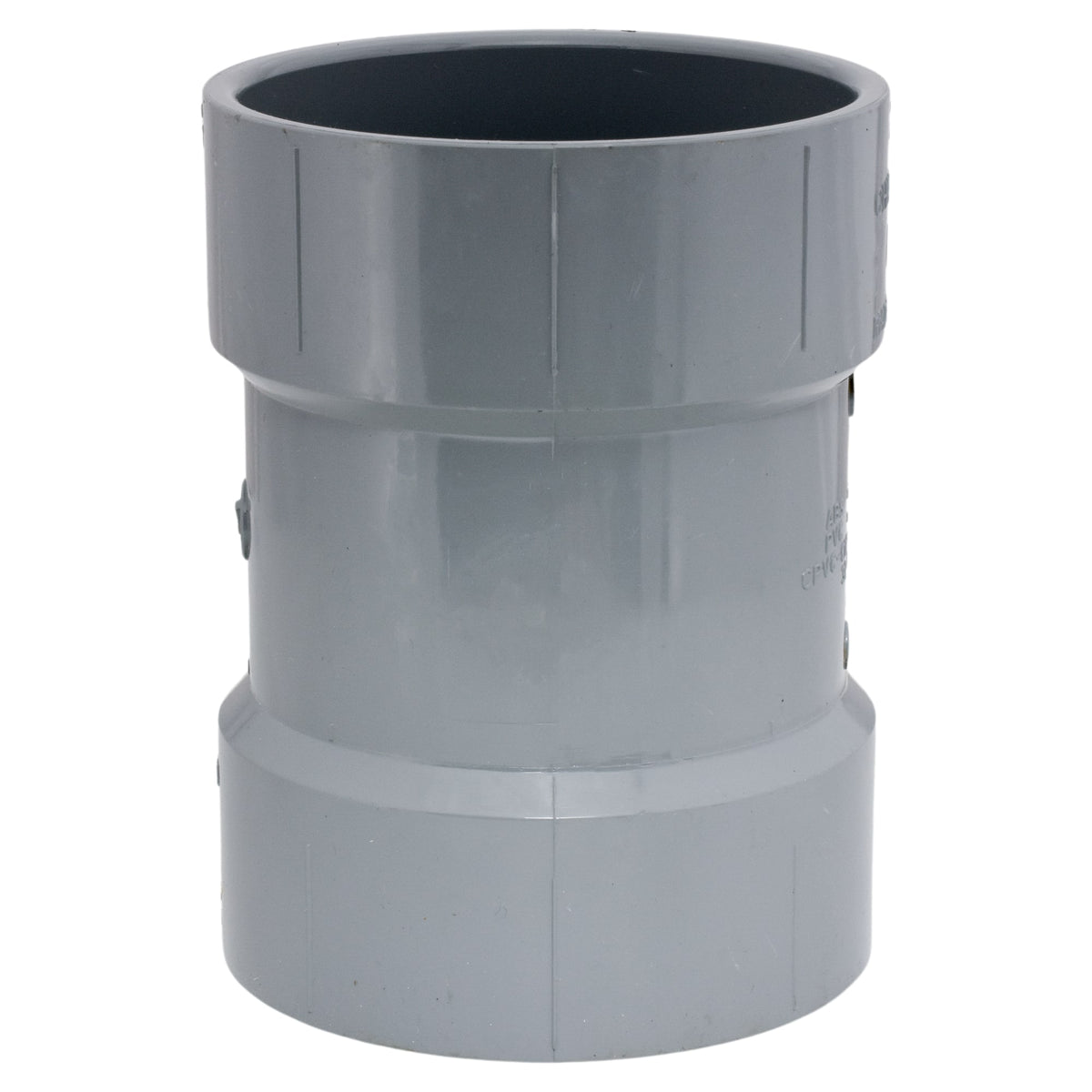 Charlotte Pipe 4" x 4" x 2" Reducing Sanitary Tee All Hub CPVC Chemical Drainage Fitting