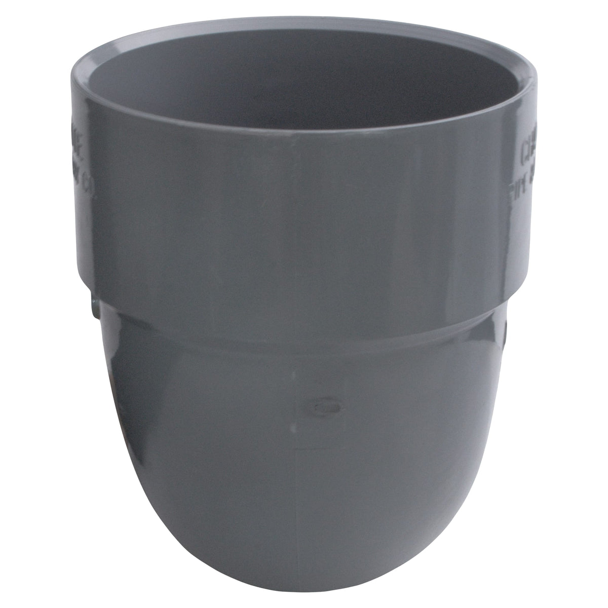 Charlotte Pipe 6" 90 Deg Street Elbow Spigot x Hub CPVC Chemical Drainage Fitting