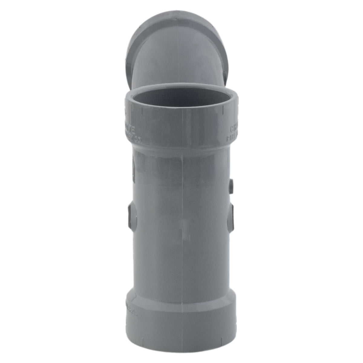 Charlotte Pipe 1-1/2" Combination Wye All Hub CPVC Chemical Drainage Fitting