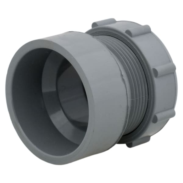 1-1/2" Trap Adapter Hub x Slip Joint CPVC Chemical Drainage Fitting