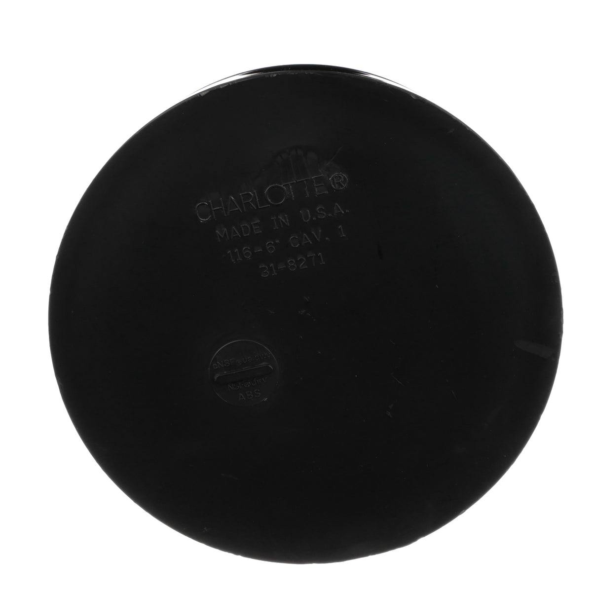 Charlotte Pipe 6" ABS DWV Cap - Socket