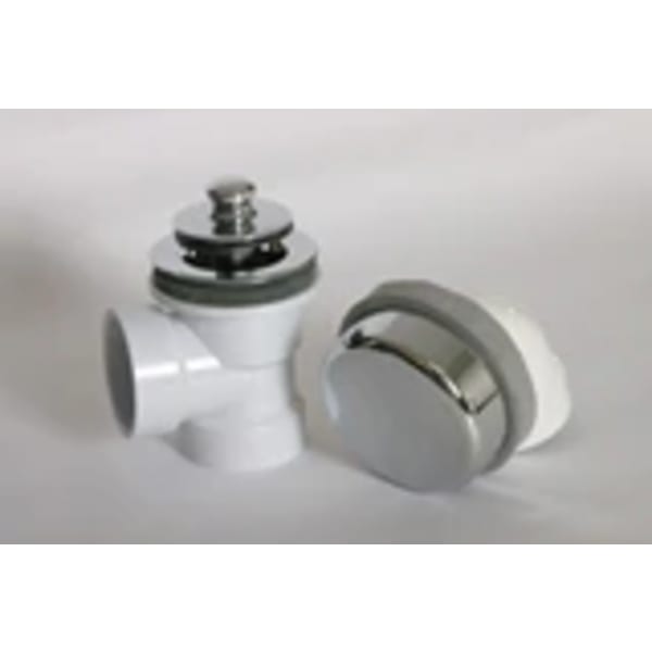 PUSH PULL® Half Kit with Drain Tee ABS Chrome
