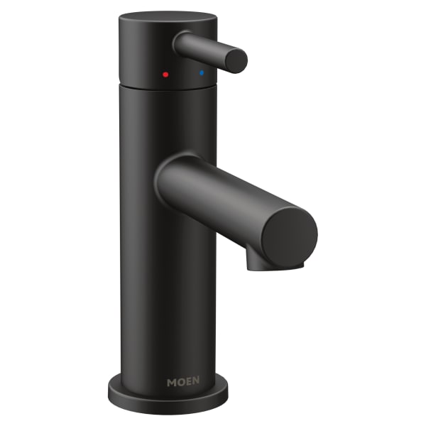 Moen Align Single Hole Single-Handle Bathroom Faucet in Matte Black