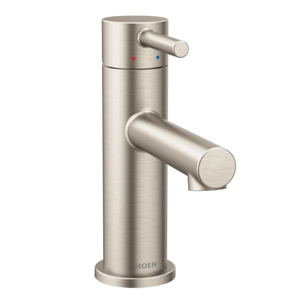 Moen Align Single Hole Single-Handle Bathroom Faucet in Brushed Nickel