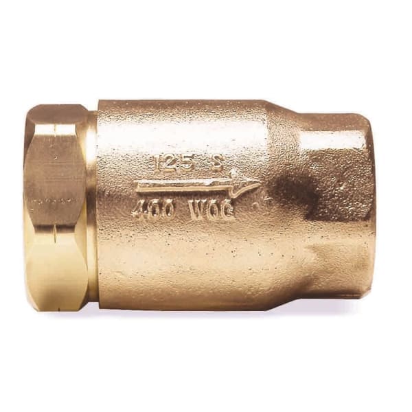 Apollo Bronze Ball-Cone In-Line Check Valve with Standard Configuration 1-1/2" (2 x FNPT)