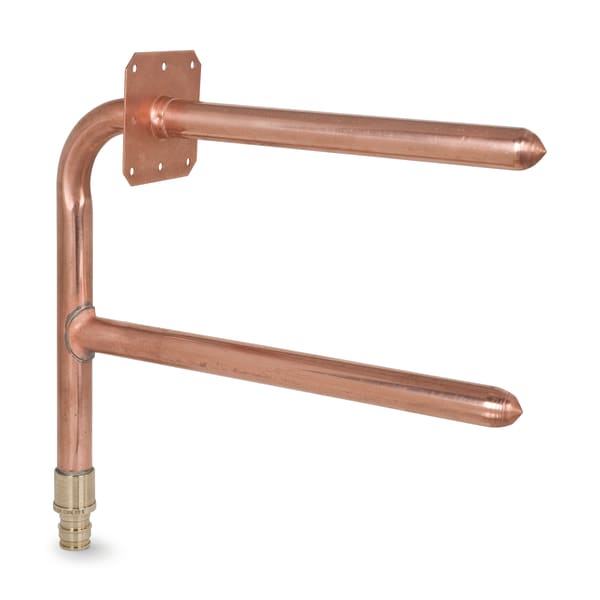 1/2" x 8" x 8" PEX F1960 Stub Out Elbow with Nail Flange