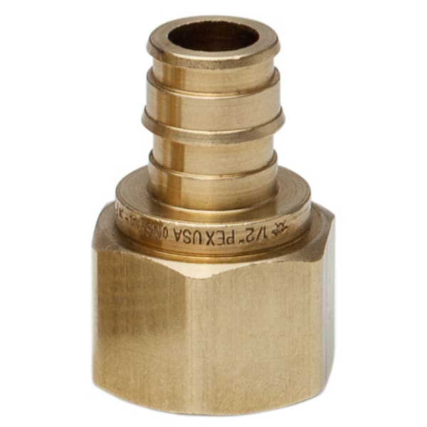 1" x 3/4" PEX F1960 Female Adapter Brass