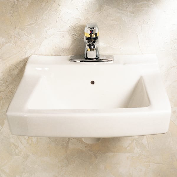 Declyn® Wall-Hung Sink With 4-Inch Centerset, Wall Hanger Included White