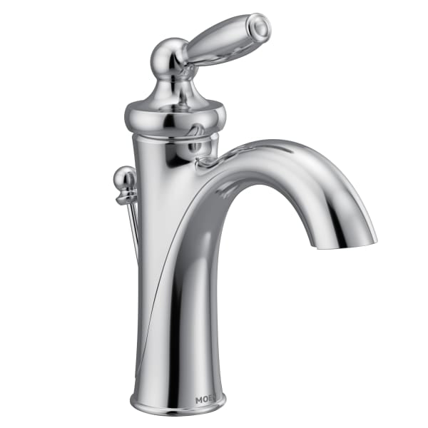 Moen Brantford Single Hole Single-Handle High-Arc Bathroom Faucet in Chrome