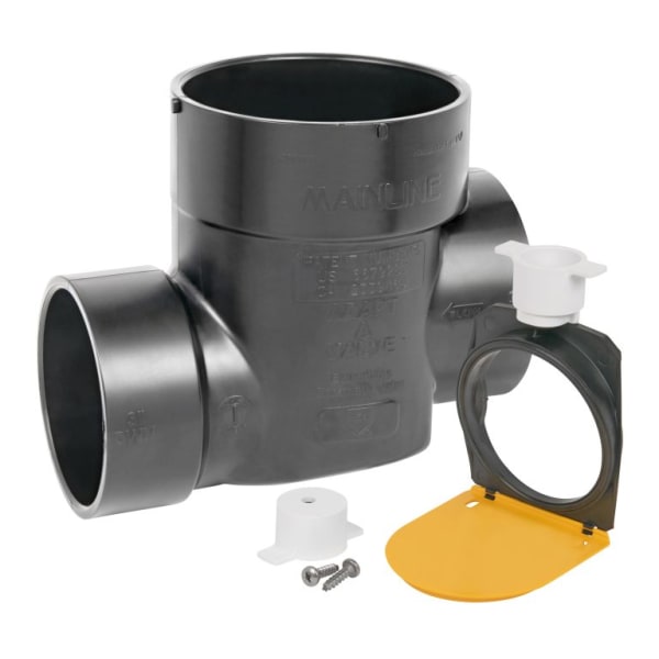 3″ ABS Backwater Valve Body + (Normally Open) Cassette