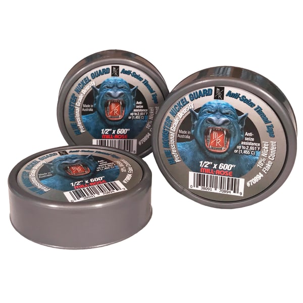 1/2" x 600" Nickel Guard PTFE Tape