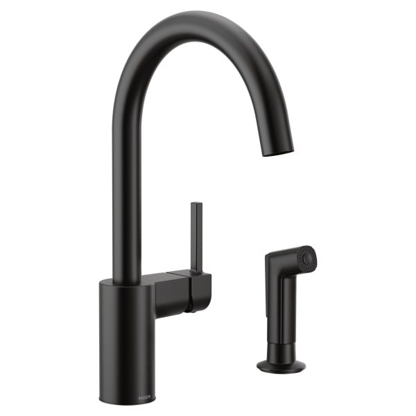 Moen Align Matte black one-handle kitchen faucet