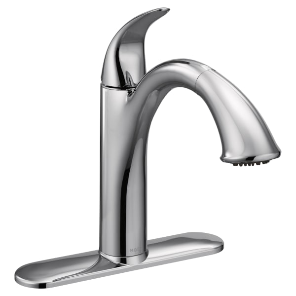 Moen Camerist Single-Handle Pull-Out Sprayer Kitchen Faucet in Chrome